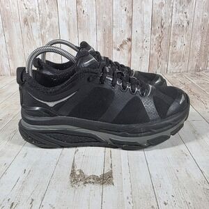 Hoka One One Valor Womens 6.5 Black Running Shoes 1007870 BLK Cushioned Sneakers